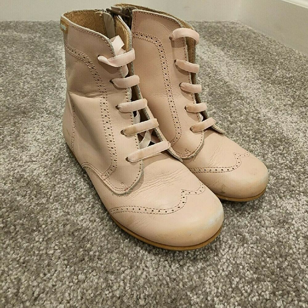 Angelitos Girls Pink Booties Sz 11